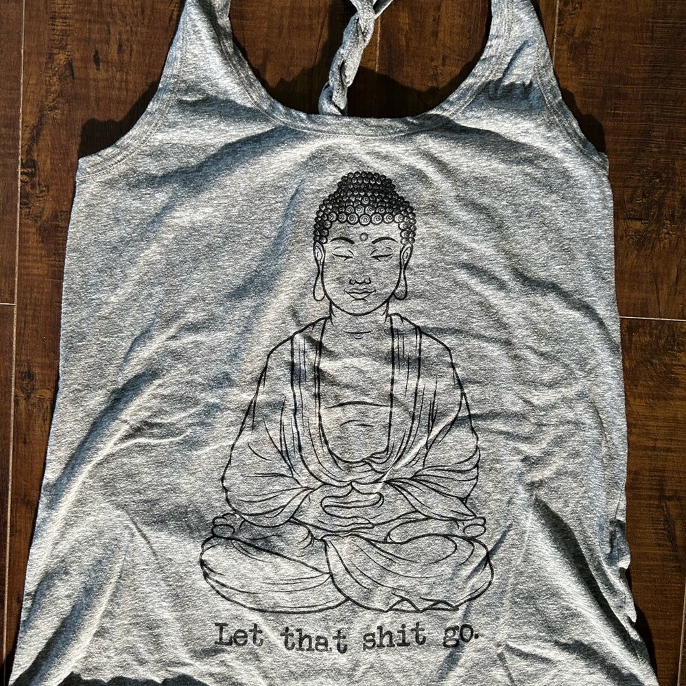District Gray Short Sleeve Buddha T-Shirt